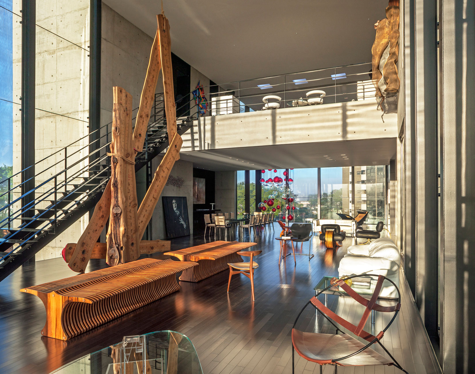 A Spacious and Stylish Contemporary Home for a Couple and Two Girls in Curitiba by Marcos Bertoldi Arquitetos (16)