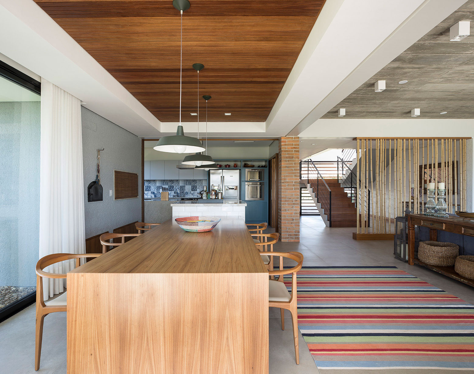 A Spacious and Warm Contemporary Home for a Young Family with Two Children in Xangri-lá, Brazil by Seferin Arquitetura (24)