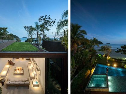 A Spectacular Beachfront Home with Beautiful Ocean Views in São Sebastião by Studio Arthur Casas (12)
