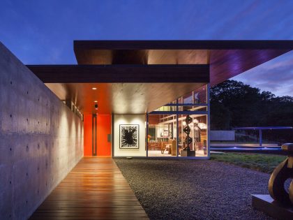 A Spectacular Contemporary Home with an Infinity Pool in Portola Valley by Swatt | Miers Architects (20)