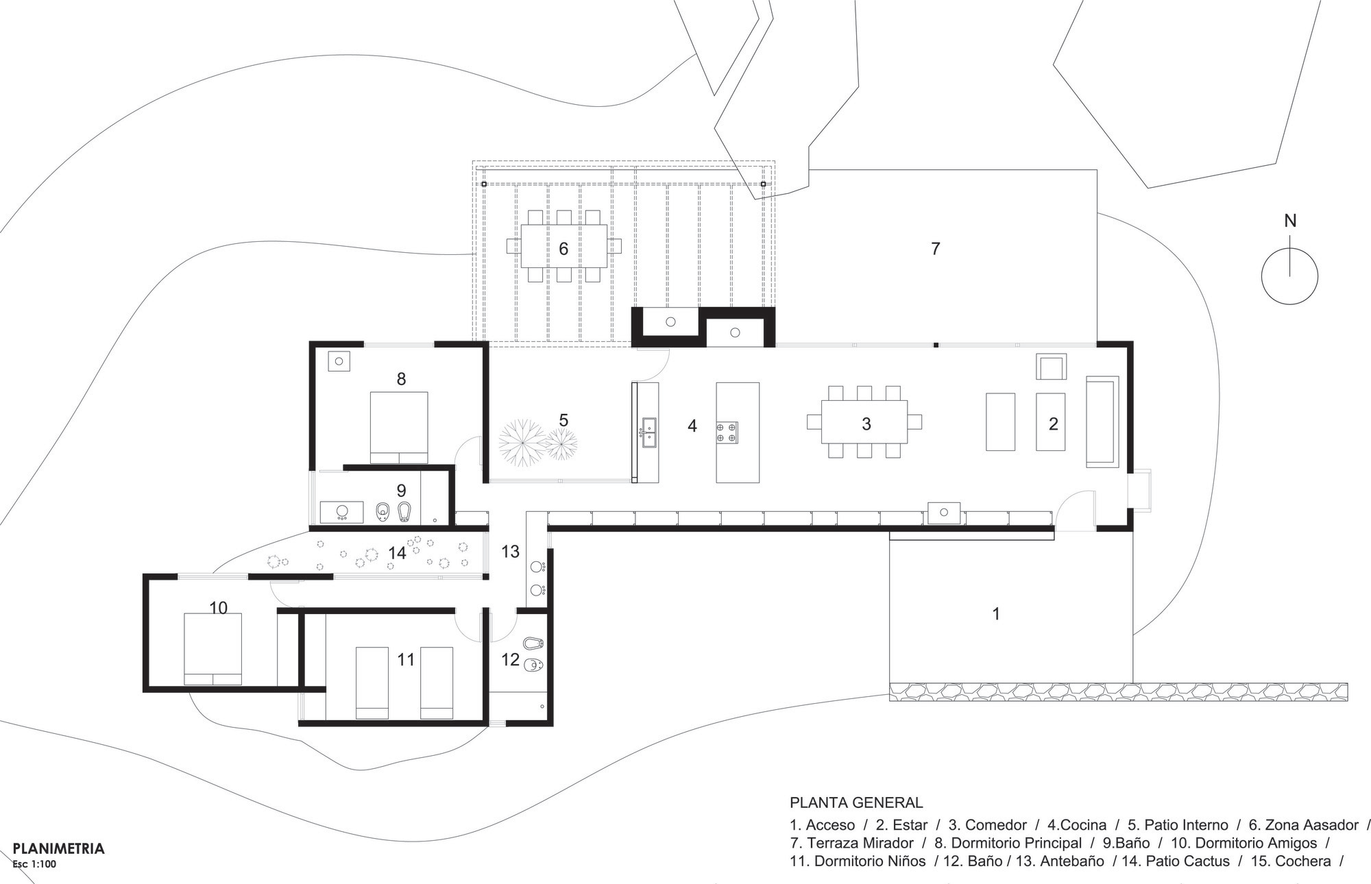 A Spectacular Contemporary House Surrounded by the Rocky Landscape of Pocho, Argentina by Mariana Palacios (19)