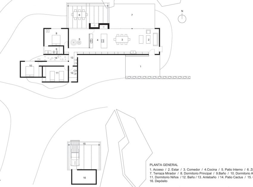 A Spectacular Contemporary House Surrounded by the Rocky Landscape of Pocho, Argentina by Mariana Palacios (20)