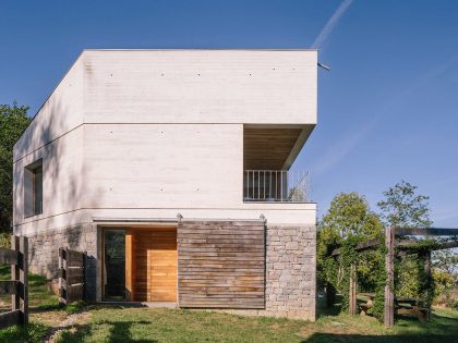 A Stone Stable Block and Farmhouse Transformed into a Woodland Home for a Family in Asturias by PYO arquitectos (1)