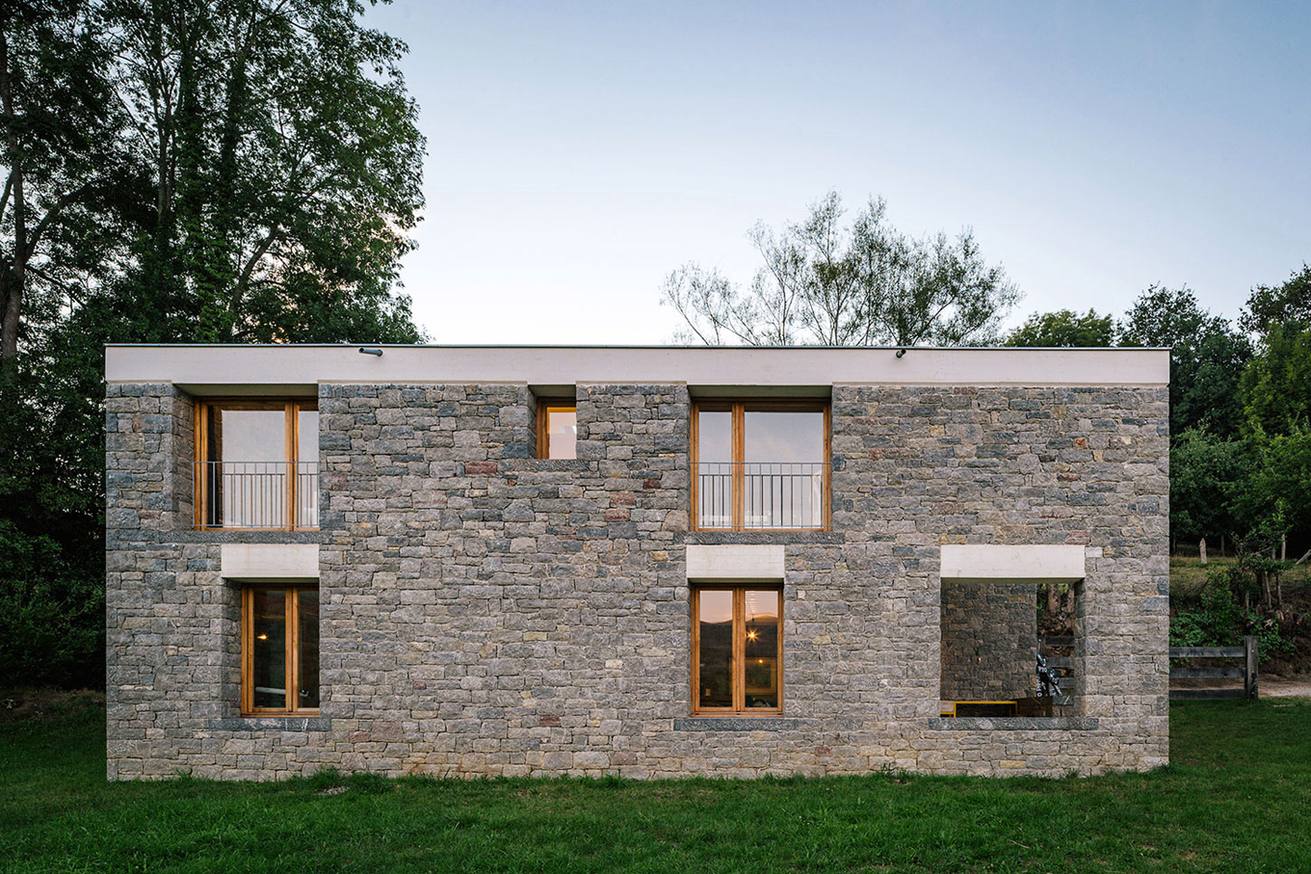 A Stone Stable Block and Farmhouse Transformed into a Woodland Home for a Family in Asturias by PYO arquitectos (18)