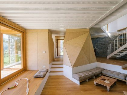 A Stone Stable Block and Farmhouse Transformed into a Woodland Home for a Family in Asturias by PYO arquitectos (5)