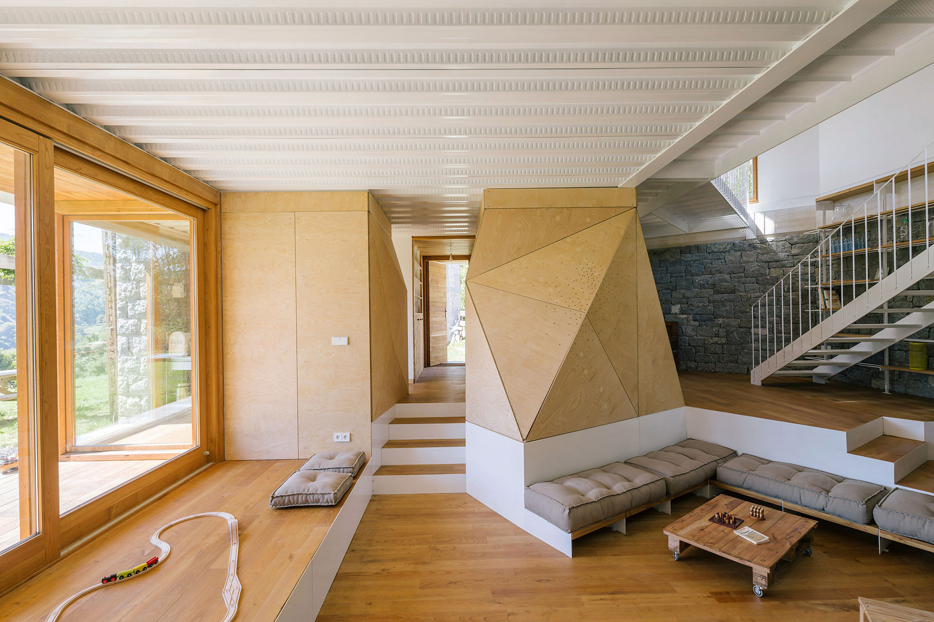 A Stone Stable Block and Farmhouse Transformed into a Woodland Home for a Family in Asturias by PYO arquitectos (5)