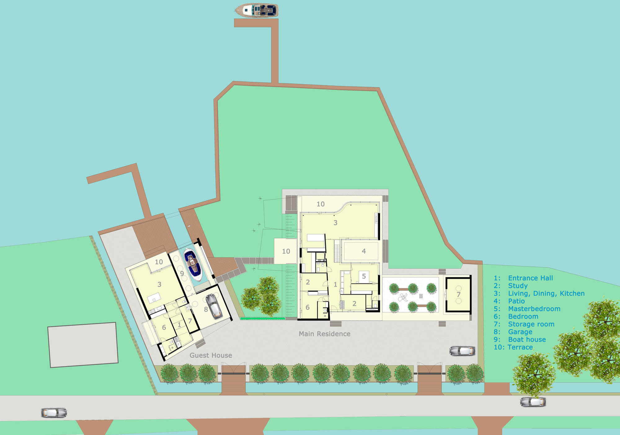 A Striking Contemporary Home with Curved Glass Walls on the Shores of the Reeuwijkse Plassen by Lab32 architecten (35)