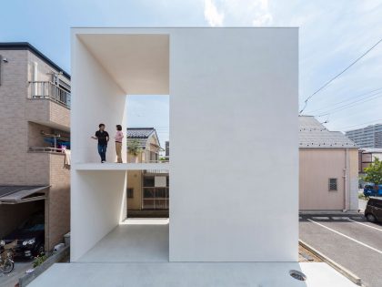 A Striking Little House with a Big Terrace in Tokyo, Japan