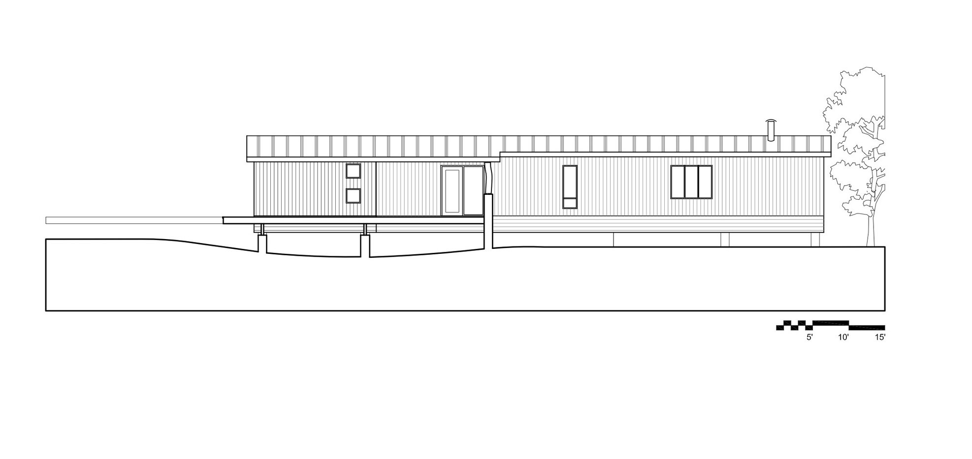 A Striking and Bright Modern Home Perched on the Rocks in Saint-Siméon, Quebec by Architecture Casa (22)