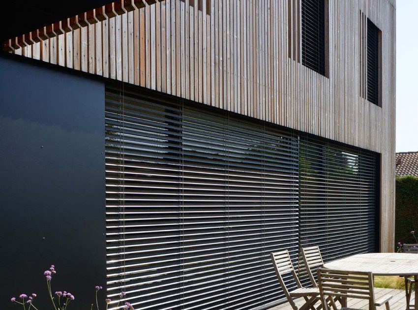 A Stunning Bioclimatic House with Prefabricated Modular System and Thick Walls in Lyon, France by Tectoniques Architects (2)