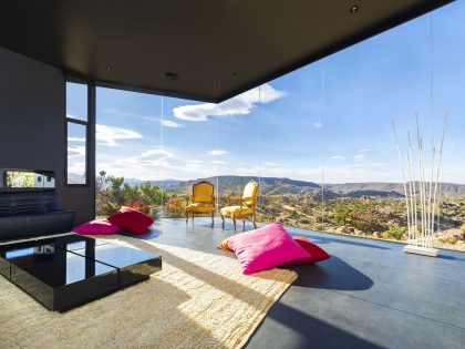 A Stunning Black Desert House with Stylish Interior and Exterior in Twentynine Palms by Oller & Pejic Architecture (17)