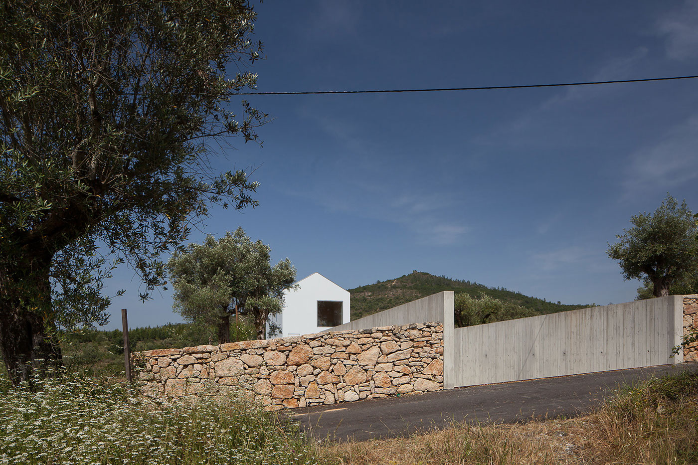 A Stunning Concrete Home Surrounded by Fields and Vegetation in Fonte Boa by João Mendes Ribeiro (11)
