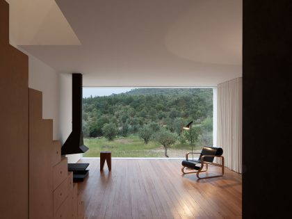 A Stunning Concrete Home Surrounded by Fields and Vegetation in Fonte Boa by João Mendes Ribeiro (15)