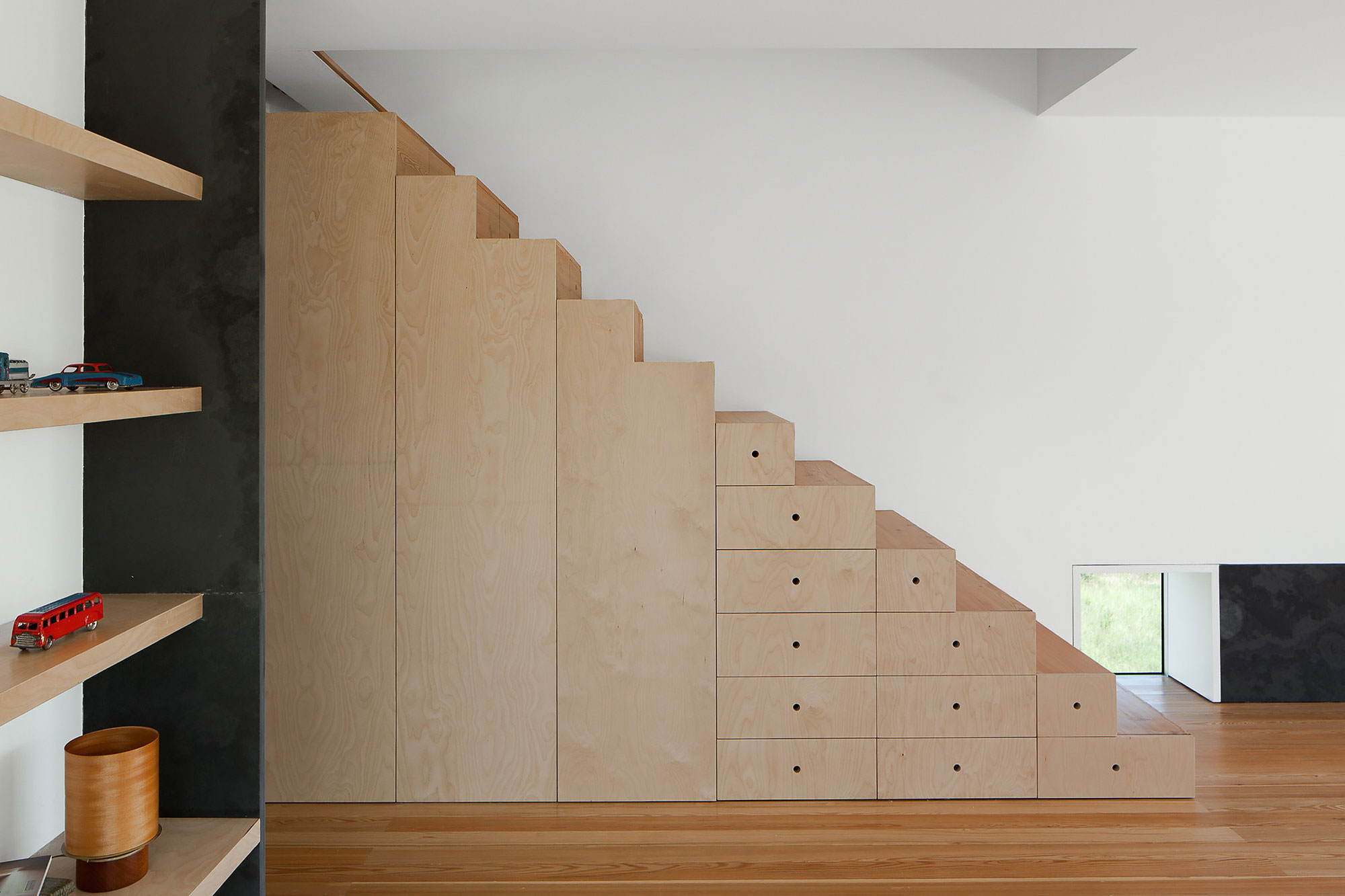 A Stunning Concrete Home Surrounded by Fields and Vegetation in Fonte Boa by João Mendes Ribeiro (19)
