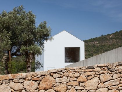 A Stunning Concrete Home Surrounded by Fields and Vegetation in Fonte Boa by João Mendes Ribeiro (2)