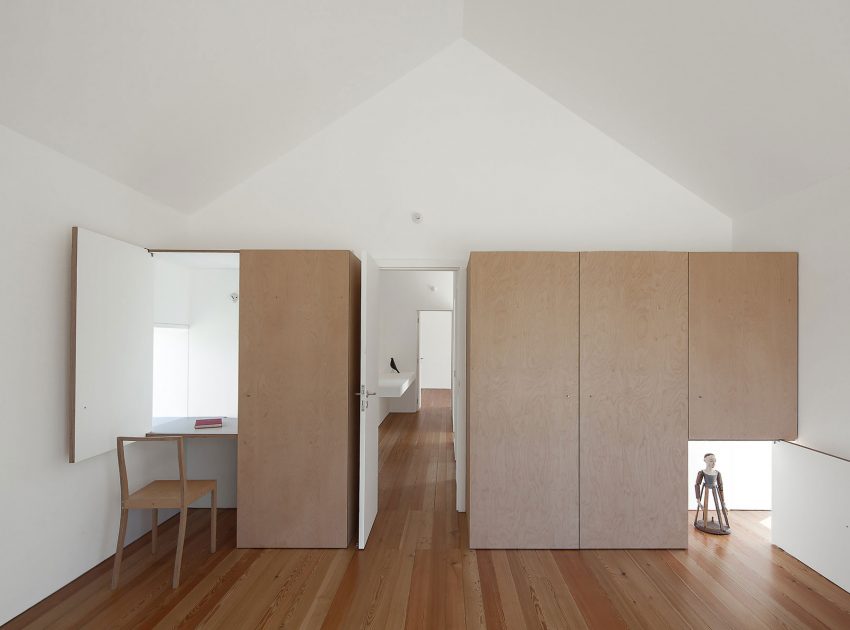 A Stunning Concrete Home Surrounded by Fields and Vegetation in Fonte Boa by João Mendes Ribeiro (28)