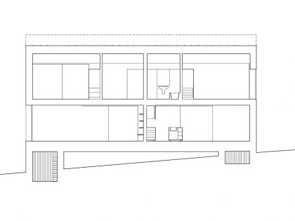 A Stunning Concrete Home Surrounded by Fields and Vegetation in Fonte Boa by João Mendes Ribeiro (46)