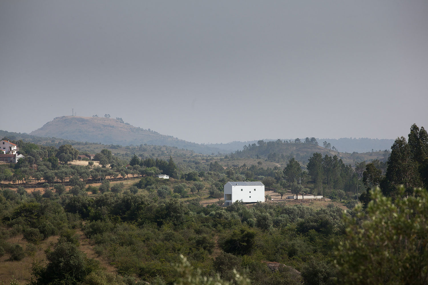 A Stunning Concrete Home Surrounded by Fields and Vegetation in Fonte Boa by João Mendes Ribeiro (9)