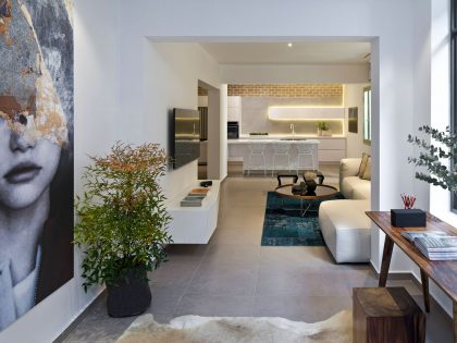 A Stunning Contemporary Apartment Nestled in Lush Vegetation of Tel Aviv by BLV Design/Architecture (1)