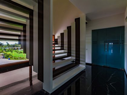 A Stunning Contemporary Home Overlooks Lush Green Landscape in Mehsana, India by Ramesh Patel & Associates (10)