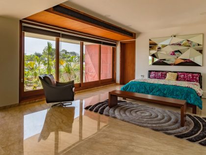 A Stunning Contemporary Home Overlooks Lush Green Landscape in Mehsana, India by Ramesh Patel & Associates (13)