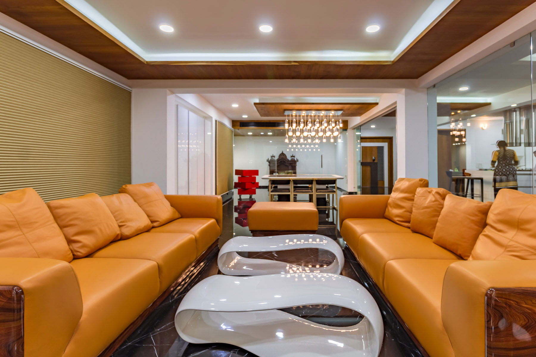 A Stunning Contemporary Home Overlooks Lush Green Landscape in Mehsana, India by Ramesh Patel & Associates (20)