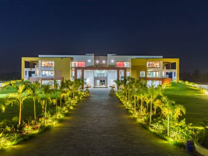 A Stunning Contemporary Home Overlooks Lush Green Landscape in Mehsana, India by Ramesh Patel & Associates (22)