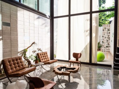 A Stunning Contemporary Home with Raw Materials in Mérida, México by Taller Estilo Arquitectura (5)