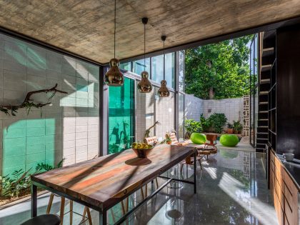 A Stunning Contemporary Home with Raw Materials in Mérida, México by Taller Estilo Arquitectura (7)