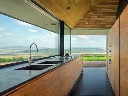 A Stunning Home with Gabion Walls and a Grassy Viewing Deck in Sofia, Bulgaria by I/O Architects (16)