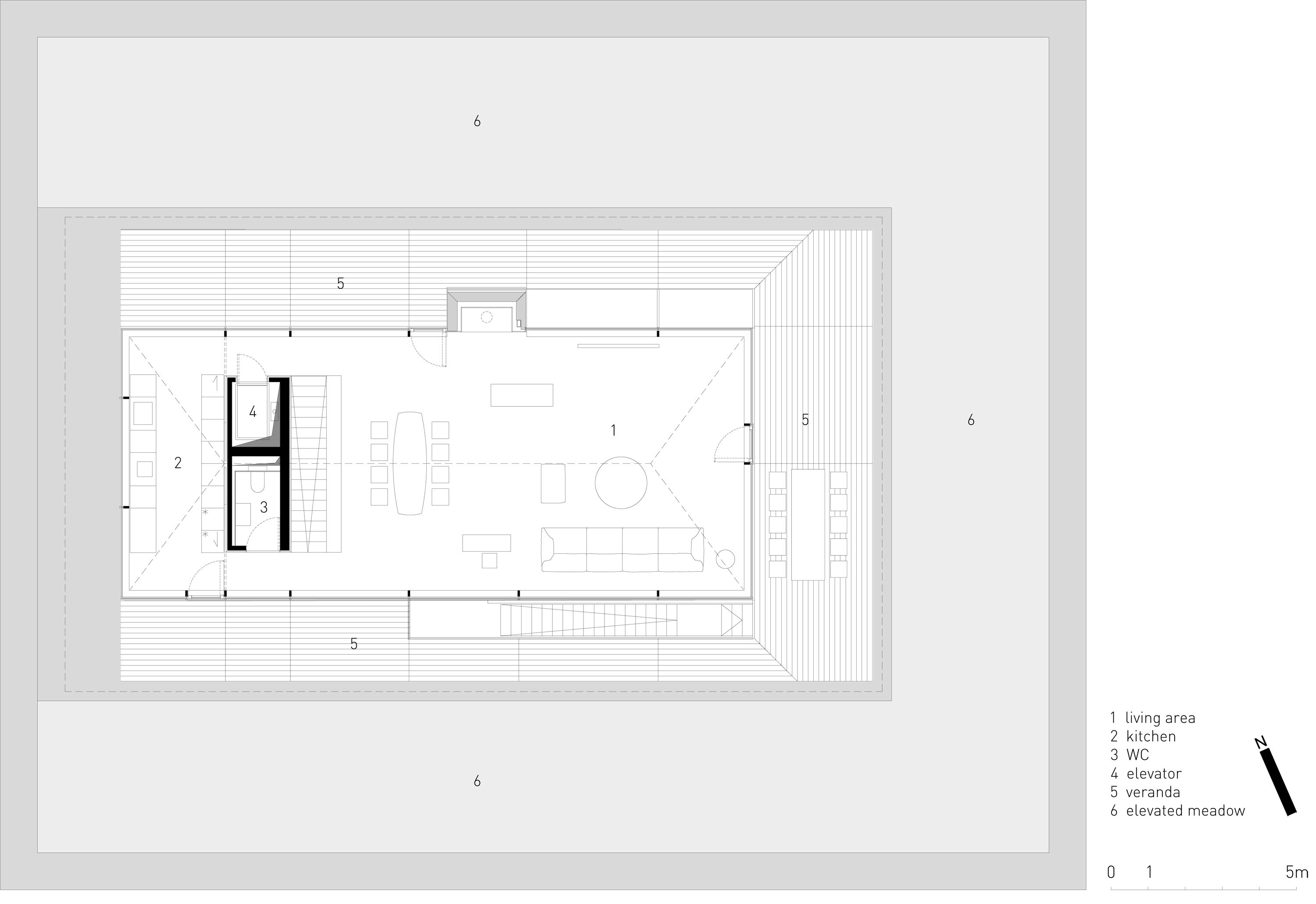 A Stunning Home with Gabion Walls and a Grassy Viewing Deck in Sofia, Bulgaria by I/O Architects (28)