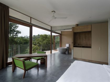 A Stunning House Built with Concrete, Wood, Steel and Glass Structure in Ko Samui, Thailand by Marc Gerritsen (13)