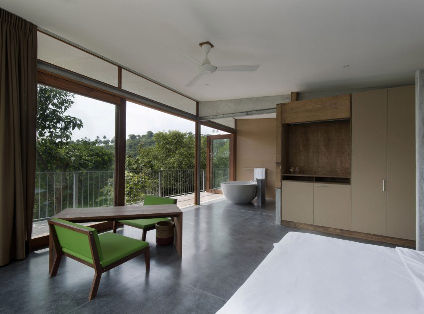 A Stunning House Built with Concrete, Wood, Steel and Glass Structure in Ko Samui, Thailand by Marc Gerritsen (13)