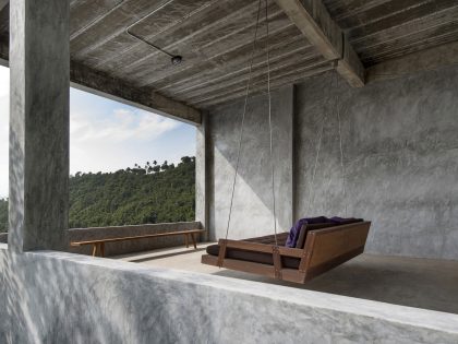 A Stunning House Built with Concrete, Wood, Steel and Glass Structure in Ko Samui, Thailand by Marc Gerritsen (16)