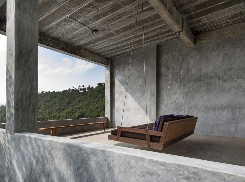 A Stunning House Built with Concrete, Wood, Steel and Glass Structure in Ko Samui, Thailand by Marc Gerritsen (16)