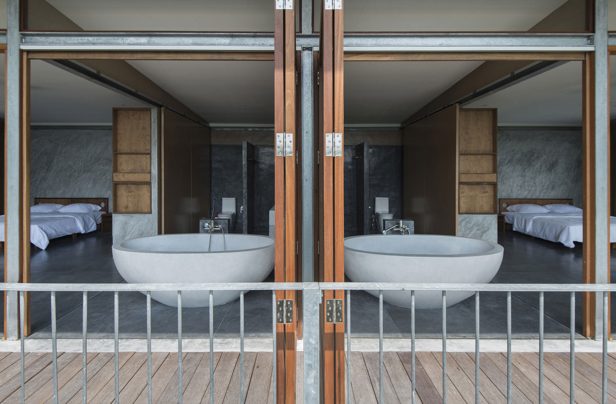 A Stunning House Built with Concrete, Wood, Steel and Glass Structure in Ko Samui, Thailand by Marc Gerritsen (17)