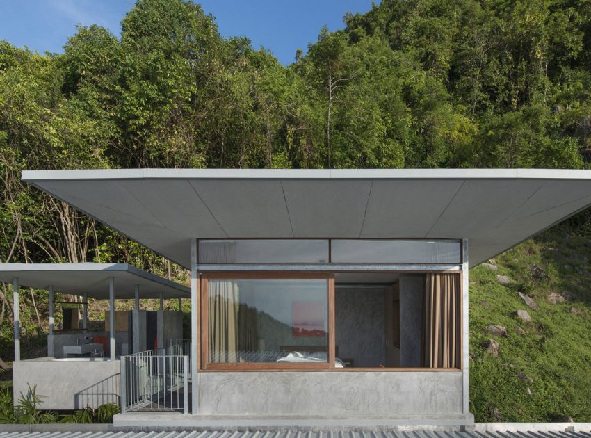 A Stunning House Built with Concrete, Wood, Steel and Glass Structure in Ko Samui, Thailand by Marc Gerritsen (18)