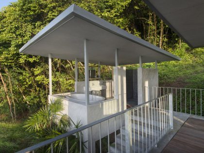 A Stunning House Built with Concrete, Wood, Steel and Glass Structure in Ko Samui, Thailand by Marc Gerritsen (20)