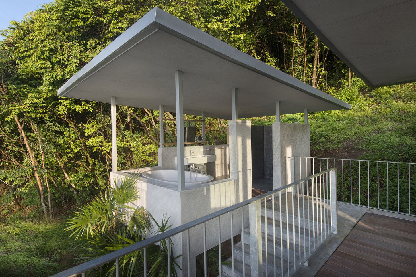 A Stunning House Built with Concrete, Wood, Steel and Glass Structure in Ko Samui, Thailand by Marc Gerritsen (20)