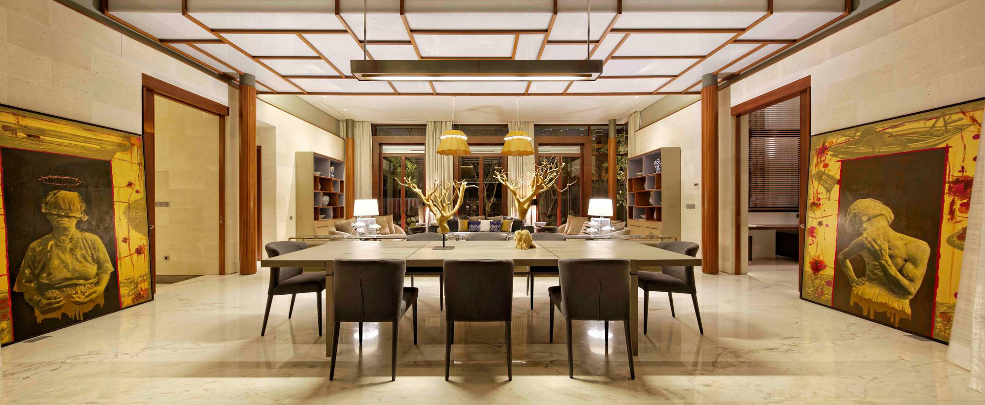 A Stunning House with a Perfect Mix of Traditional and Modern Touches in Jakarta, Indonesia by Atelier Cosmas Gozali (13)