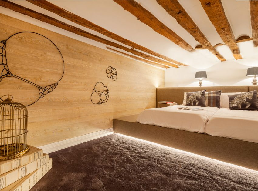 A Stunning Modern Apartment with a Mix of Rustic and Minimalist Elements in Madrid by Disak-Diseño de Interiores (10)