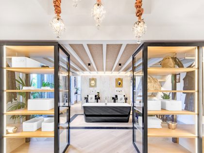 A Stunning Modern Apartment with a Mix of Rustic and Minimalist Elements in Madrid by Disak-Diseño de Interiores (12)