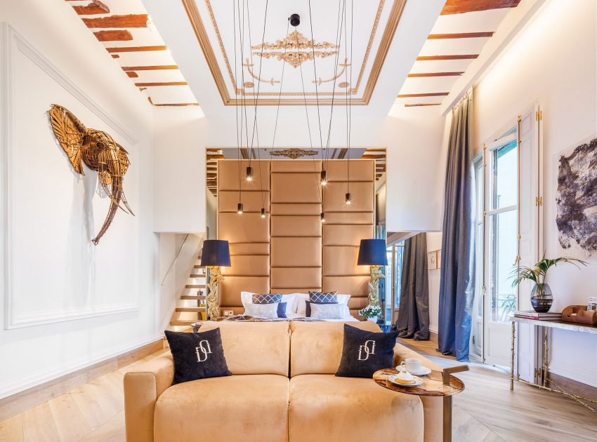 A Stunning Modern Apartment with a Mix of Rustic and Minimalist Elements in Madrid by Disak-Diseño de Interiores (3)