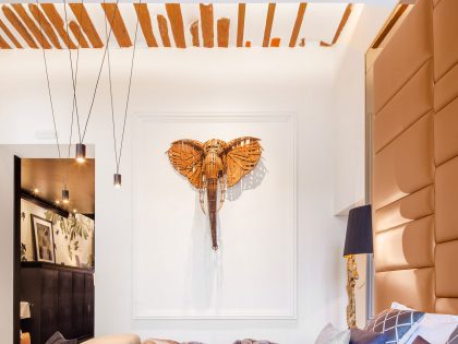 A Stunning Modern Apartment with a Mix of Rustic and Minimalist Elements in Madrid by Disak-Diseño de Interiores (6)