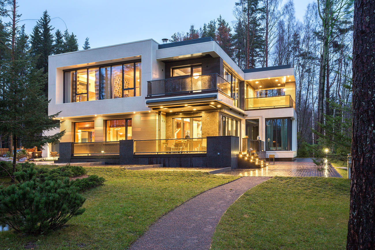 A Stunning Modern Home on the Banks of the Picturesque Lake in St. Petersburg by Architectural Bureau A2 (3)