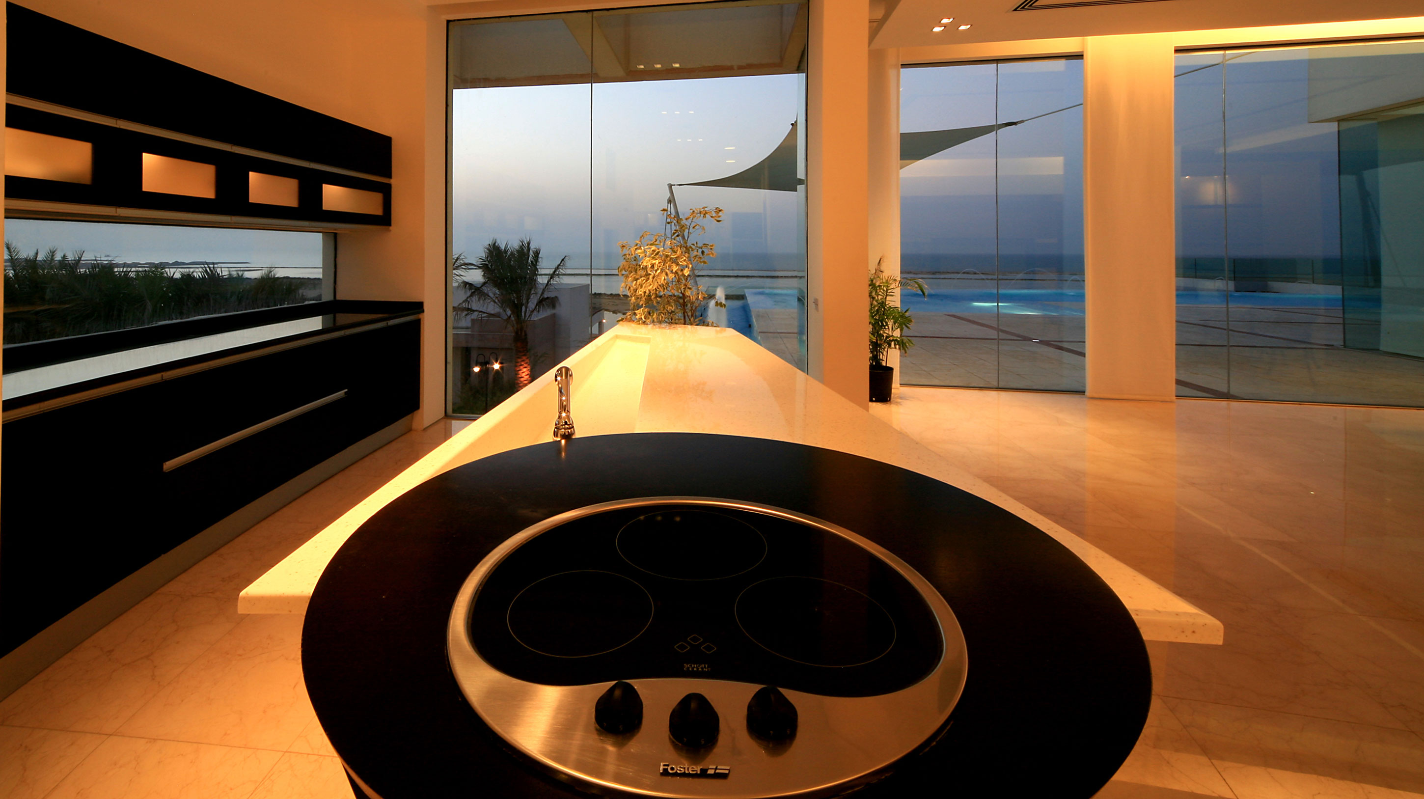 A Stunning Modern House With Courtyard Swimming Pool in Ras al Khaimah by NAGA Architects (11)