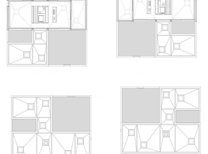 A Stunning Modern House with Four Courtyards in Zumikon, Switzerland by Think Architecture (14)