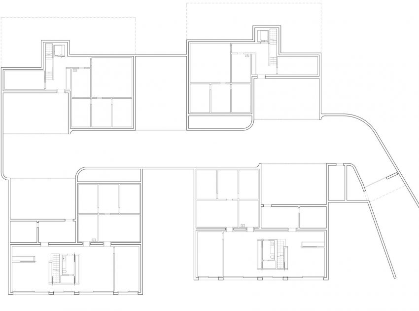 A Stunning Modern House with Four Courtyards in Zumikon, Switzerland by Think Architecture (15)