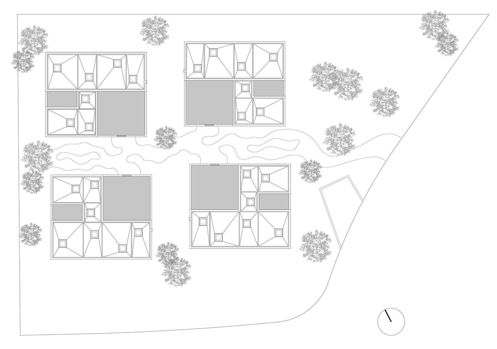 A Stunning Modern House with Four Courtyards in Zumikon, Switzerland by Think Architecture (16)