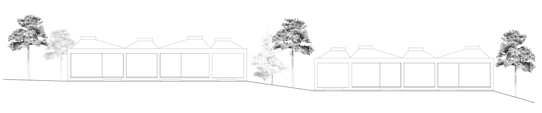 A Stunning Modern House with Four Courtyards in Zumikon, Switzerland by Think Architecture (17)
